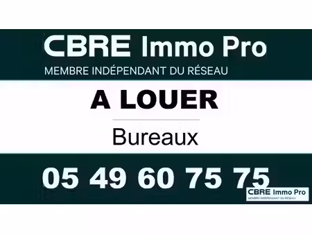 location bureau chauray 1 636 m²