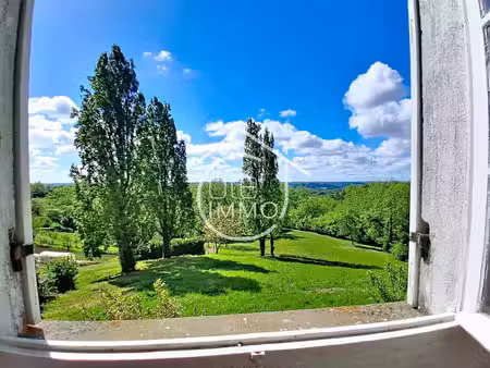 saint antoine de breuilh : maison de campagne avec vue panoramique  4 chambres  jardin de.