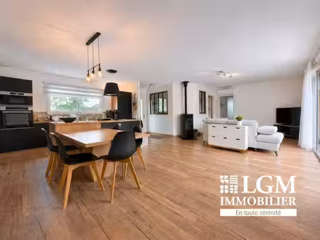 maison en bois 2021 – 115 m² – 4 chambres + bureau – dpe a/a