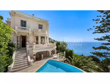 roquebrune-cap-martin - villa belle époque d'exception avec vue mer panoramique