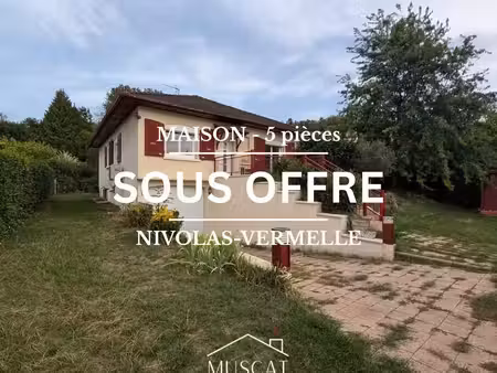 nivolas-vermelle - maison 5 pièces - jardin - terrasse - sous-sol complet