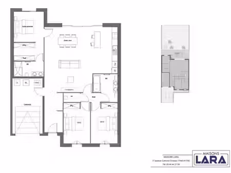 vente maison neuf 4 pièces 98m2 andilly - 243300 € - surface privée