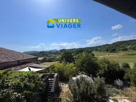 vente maison en pierre en viager libre à tauriers en ardèche