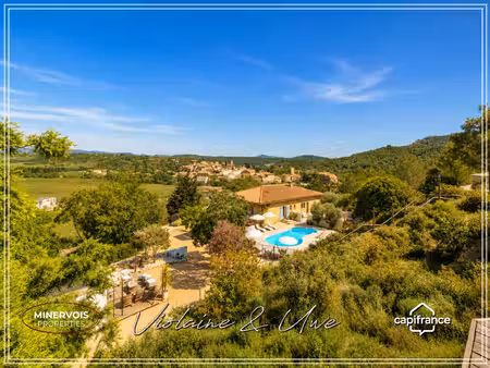 domaine touristique avec 4 gîtes  piscine et résidence privée – agel