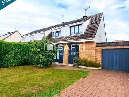 maison semi-individuelle steene 115 m² jardin gge