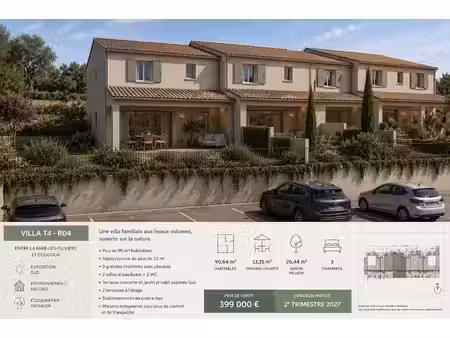 vente maison 4 pièces 90 m² à coudoux (13111)  399 000 €