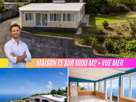 vue mer & place pour deux maisons — t5 de plain-pied 120 m² s