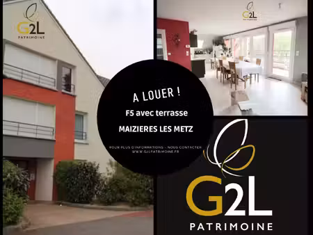f5 avec terrasse maizieres les metz