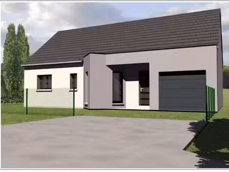 terrain avec maison neuve à vendre
