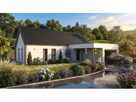 terrain avec maison neuve à vendre