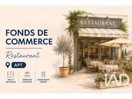 vente restaurant 100 m²