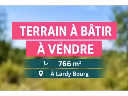 vente terrain 766 m² à lardy (91510)  148 800 €