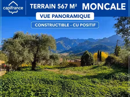 vente terrain 567 m² à moncale (20214)  130 000 €