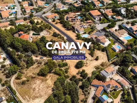 vente terrain 778 m² à narbonne (11100)  202 000 €