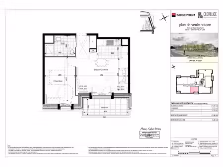 location appartement 2 pièces 42 m² à eragny sur oise (95610)  919 €