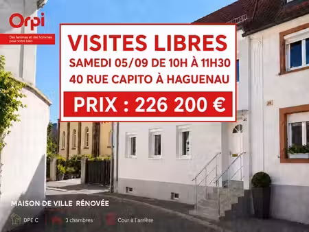 vente maison 4 pièces 91 m² à haguenau (67500)  226 200 €