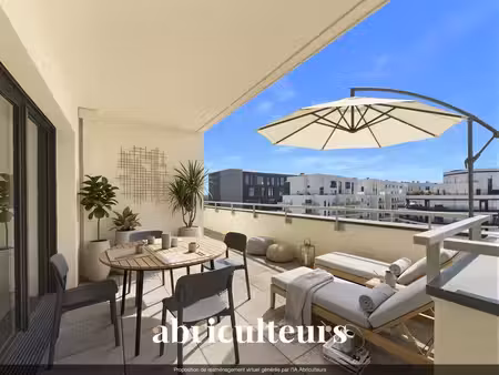 appartement familial t5 de 91 m² avec terrasses et parkings – colombes (92700)