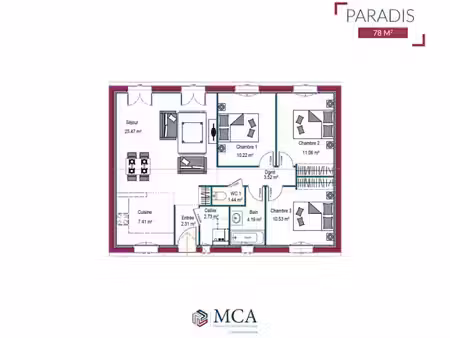vente maison neuve 3 pièces 64 m² à port-d'envaux (17350)  189 458 €