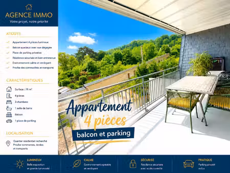 appartement 4 pièces