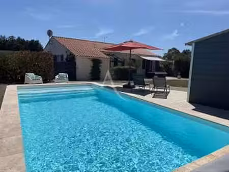 vente maison piscine à moutiers-les-mauxfaits (85540) : à vendre piscine / 84m² moutiers-l