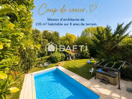 villa d’architecte de 235 m² sur 8 ares  dans les hauteurs de brunstatt