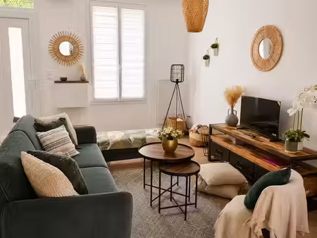 maison meublée 120 m² – jardin & services – senior