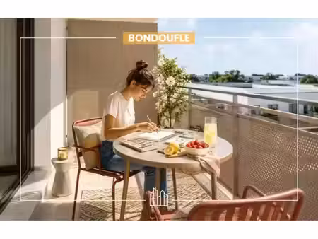 vente appartement neuf 2 pièces 41m2 bondoufle - 191000 € - surface privée