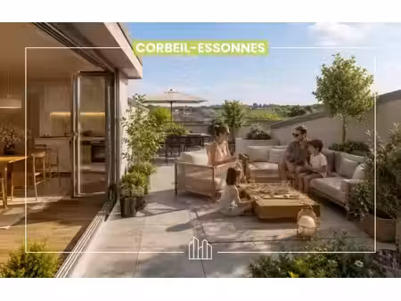 vente appartement neuf 2 pièces 40m2 corbeil-essonnes - 175000 € - surface privée