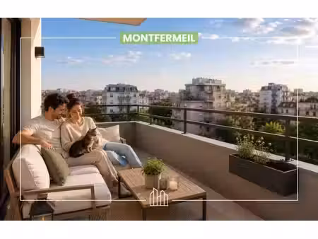 vente appartement neuf 2 pièces 44m2 montfermeil - 238900 € - surface privée