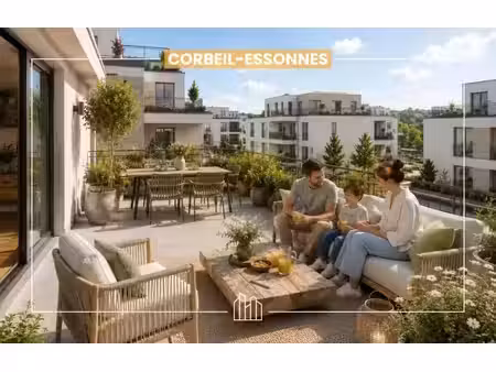 vente appartement neuf 3 pièces 64m2 corbeil-essonnes - 227000 € - surface privée