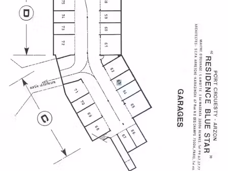 vente parking 13 m² à arzon (56640)  33 000 €