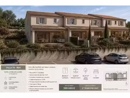 vente maison 3 pièces 90 m² coudoux (13111)