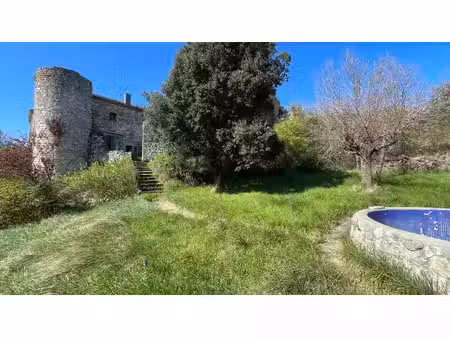 maison de village en pierres avec jardin  terrasses et vue domin