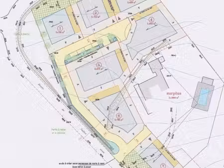 terrain constructible à grignan (drôme) - lot n°4