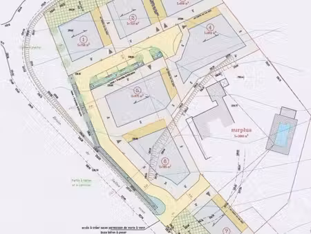 terrain constructible à grignan (drôme) - lot n°6