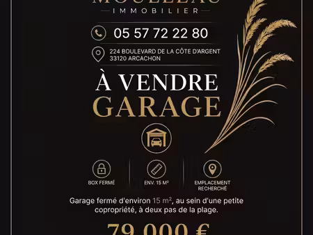 achat parking arcachon 33120