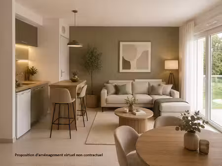 achat appartement 2 pièces 43m²