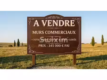 vente locaux professionnels 2 pièces 240 m² à pont-saint-esprit (30130)  345 000 €