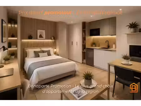 vente appartement 1 pièce 17 m² montpellier (34000)