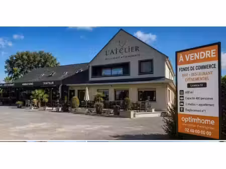 à vendre – fonds de commerce bar  restaurant & événementiel savenay (44)