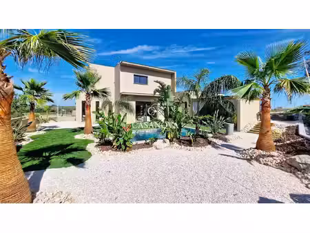 coup de cur villa contemporaine 2025  piscine & jardin tropical entre pézenas et béziers