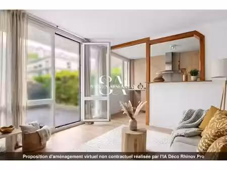 vente appartement 2 pièces 45 m² villejuif (94800)