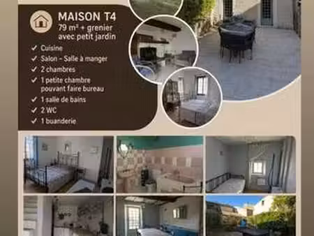 location maison meublé à rieux-en-val (11220) : à louer meublé / 79m² rieux-en-val