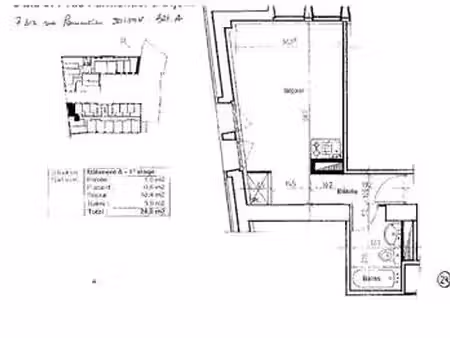 location appartement t1 à dijon (21000) : à louer t1 / 24m² dijon