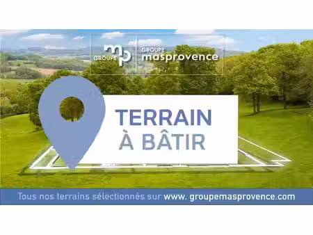 vente terrain 823 m² à lauret (34270)  157 000 €