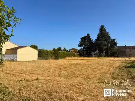 vente terrain 960 m² à travaillan (84850)  125 000 €