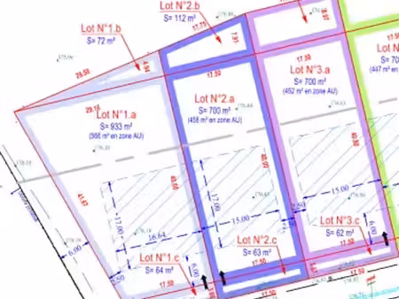 vente terrain 840 m² à les bréviaires (78610)  199 000 €