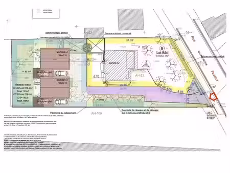 vente terrain 928 m² à grigny (69520)  199 900 €