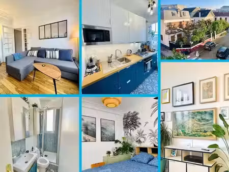 location meublée appartement 2 pièces 34 m² à asnieres-sur-seine (92600)  1 200 €