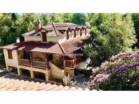 magnifique moulin en pierre et son gîte séparé avec piscine sur environ 9 ha.